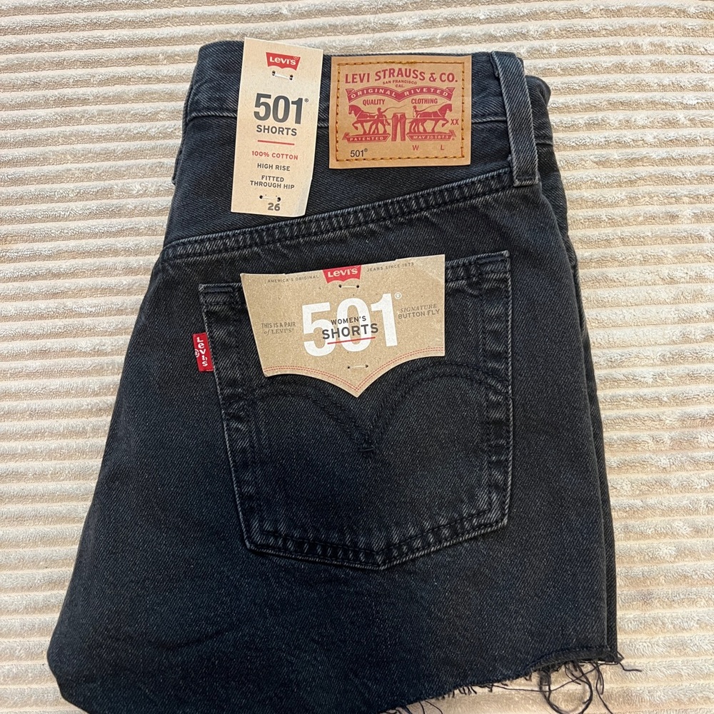 NWTs LEVY 501® ORIGINAL FIT HIGH RISE WOMEN'S SHORTS